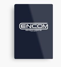 Encom Logo -Tron Metal Print