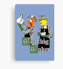 Breaking Beaker Canvas Print