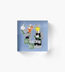 Breaking Beaker Acrylic Block