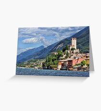 Castello Scaligeri, Malcesine, Lake Garda Greeting Card