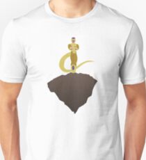 Camiseta unisex Golden Freezer en la roca