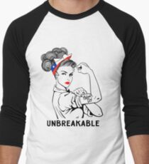 Chilean Girl Unbreakable Men's Baseball ¾ T-Shirt