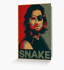 SNAKE Greeting Card