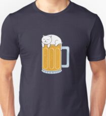 Cat Beer Unisex T-Shirt