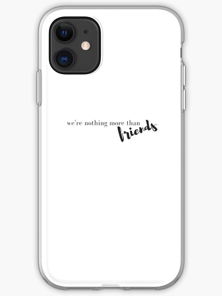 We Re Nothing More Than Friends Anne Marie Marshmello Iphone Case Cover By Alltoosofia Redbubble