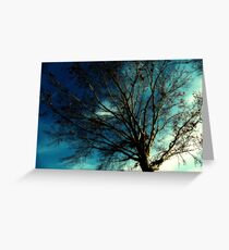 Midnight Tree Greeting Card