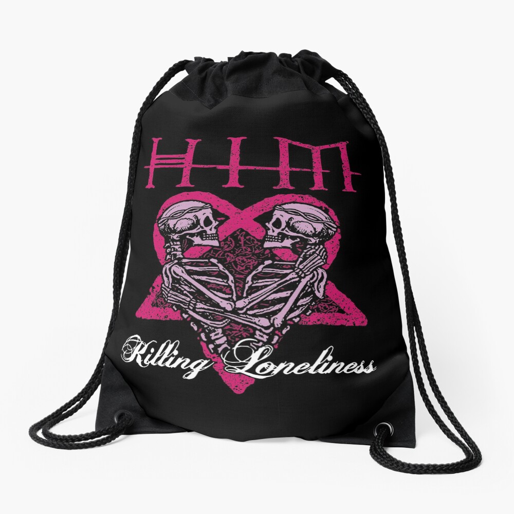 Killing Loneliness Drawstring Bag