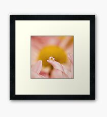 “In one drop of water are found all the secrets of all the oceans” Framed Print