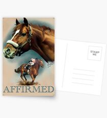 Affirmed with Name plate Postcards