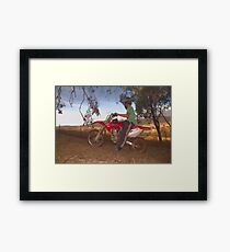 Bike Riding Framed Print