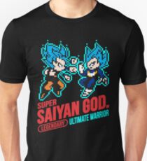 Dragon Ball Super - 8-bit Super Saiyan Blue Unisex T-Shirt