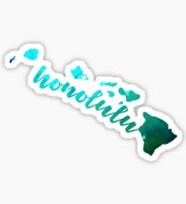 Honolulu Sticker