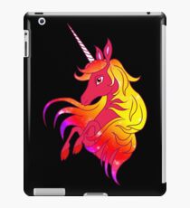 Flame Space Unicorn iPad Case/Skin