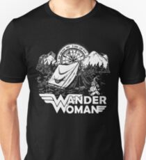 Wander Woman Gift for Queen Of The Camper T-shirt Unisex T-Shirt