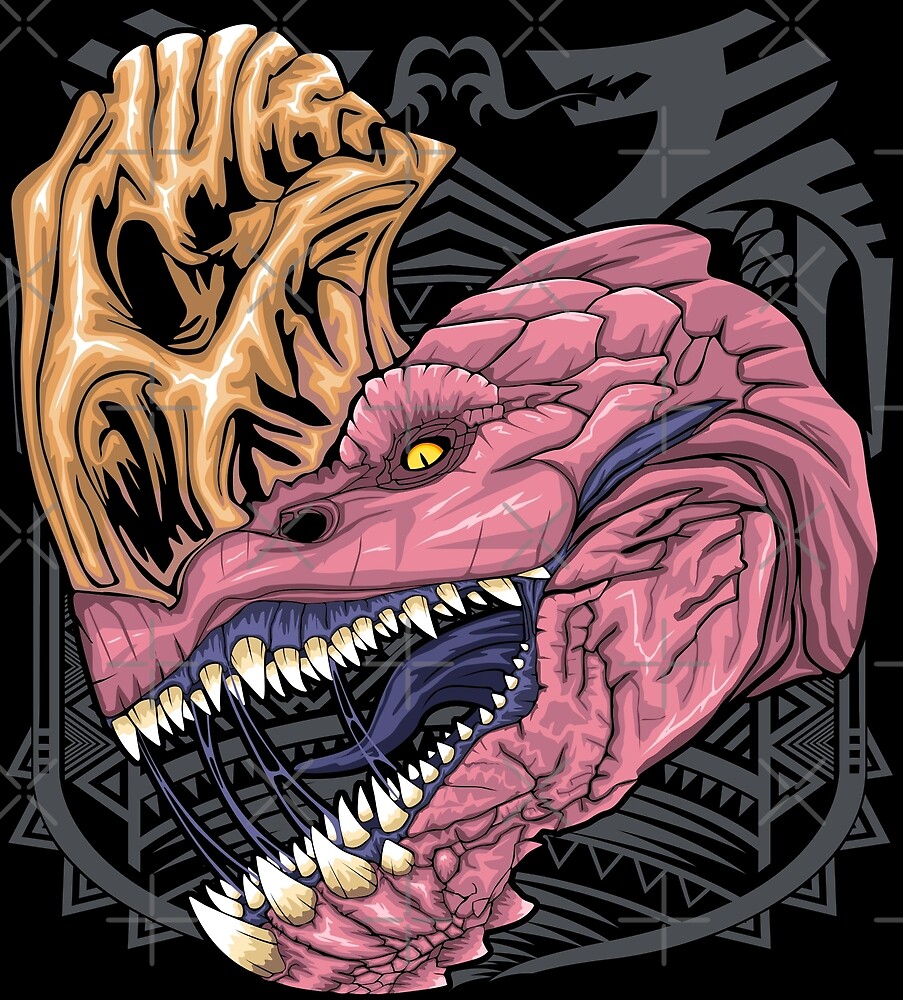 Anjanath MHW By Dan Dee Redbubble   Flat,1000x1000,075,f.u4 