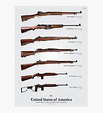 World War II Service Rifles of the United States Photographic Print