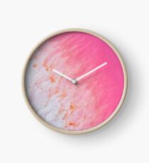 Kalbarri Pink Salt Lake- Western Australia Clock
