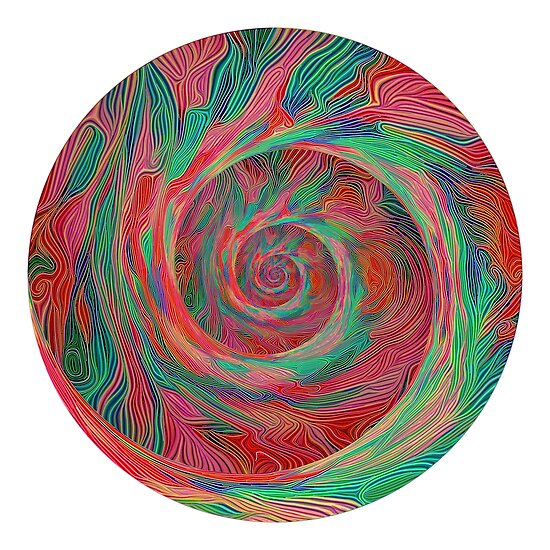 Abstract spiral sphere