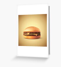 Cheeze!!! Burger Greeting Card