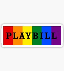 Playbill Pride Sticker