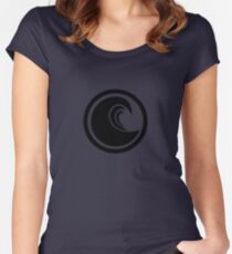Ocean Waves Women's Fitted Scoop T-Shirt