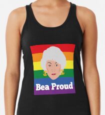 Bea Arthur Golden Girls Pride Proud Racerback Tank Top