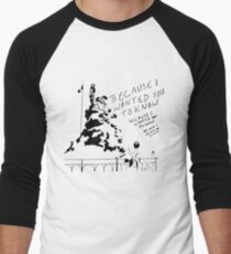 Camiseta ¾ bicolor para hombre Porque quería que supieras