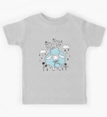 Blue sheep Kids Tee