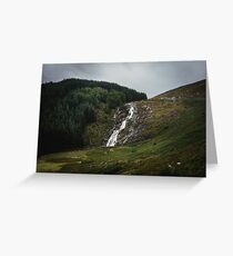 Wicklow Mountains National Park Ireland II - Glenmacnass Waterfall Nature Photography Greeting Card