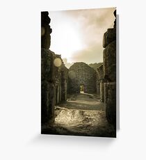 Glendalough Monastic Site III- Wicklow Mountains Ireland Greeting Card