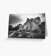 Muckross Abbey - Irish Monastery and Graveyard - Killarney National Park Ireland Greeting Card