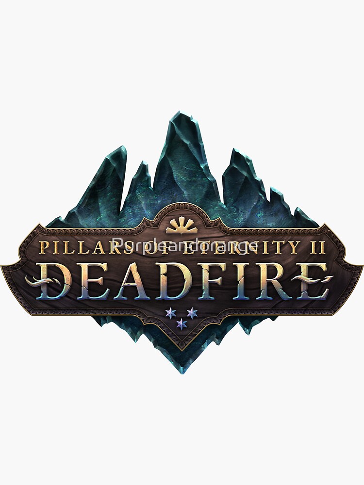 "Pillars of Eternity 2 Logo" Sticker by Purpleandorange Redbubble