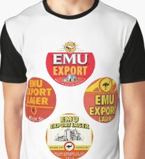Emu Export History Collection - Diamond Print Graphic T-Shirt