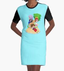 Destiny Trio Island Graphic T-Shirt Dress