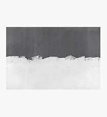 Minimalist Concrete Paint Photographic Print
