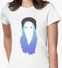Blue Vector Women's Fitted T-Shirt