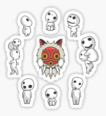 Kodama Spirit Stickers Sticker