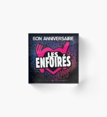 Bon Anniv Acrylic Block