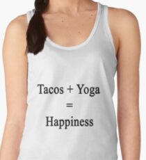 Tacos + Yoga = Happiness Women's Tank Top