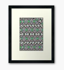Galaga/Rip Framed Print