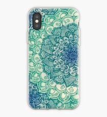 Smaragd-Gekritzel iPhone-Hülle & Cover