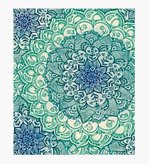 Emerald Doodle Photographic Print