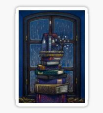 Books castle Sticker