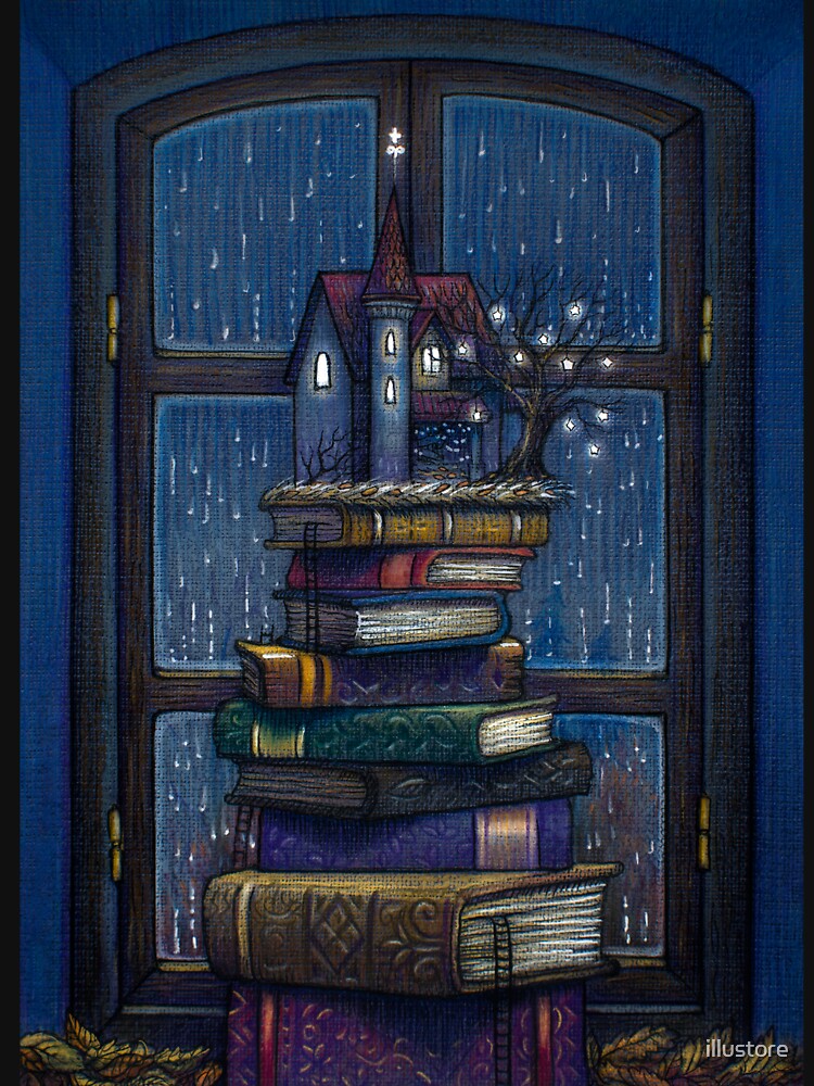 Books castle by illustore