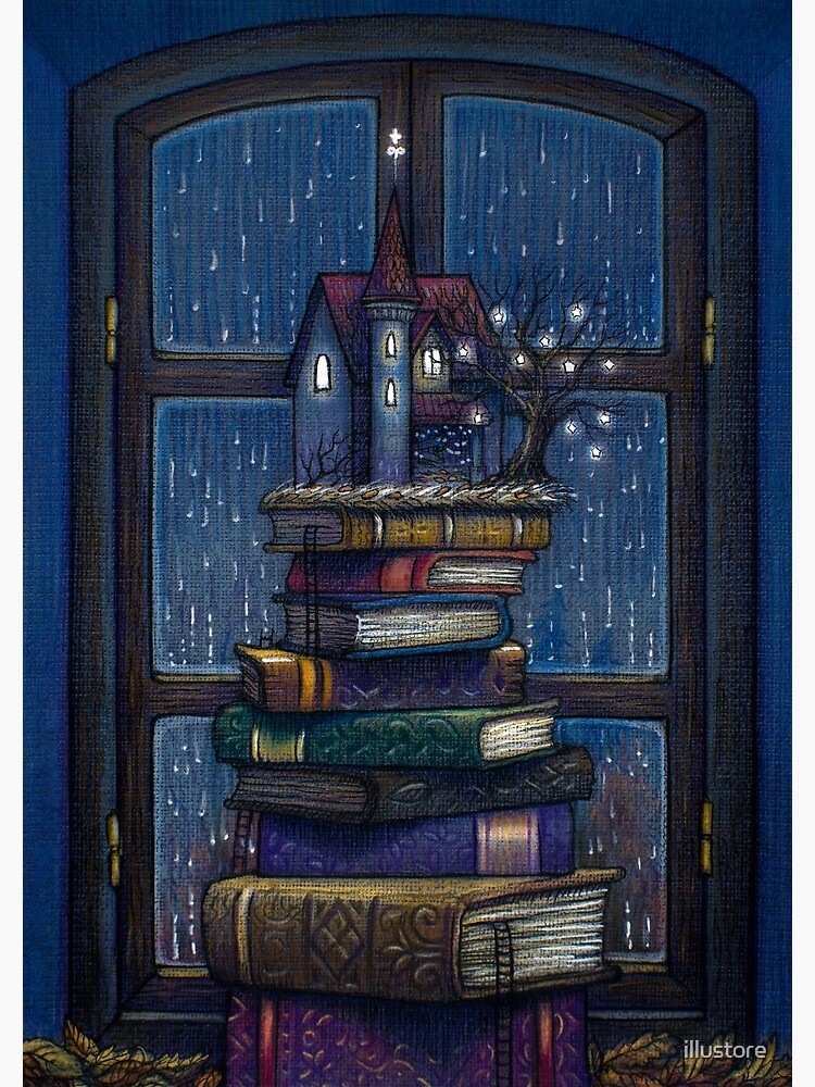 Books castle by illustore