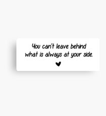 At your side Canvas Print