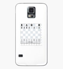 Chess, board game, strategic skill, players, checkered board, player, game,  sixteen pieces Case/Skin for Samsung Galaxy