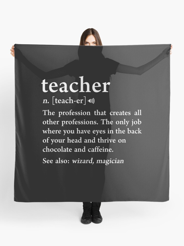 Teacher Definition Funny Noun Meaning Teacher Appreciation Gift