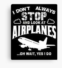 Plane Spotter Canvas Print