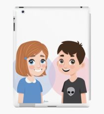 Mini Mulder and Scully - The X-Files iPad Case/Skin